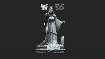 Lady of the Elves - Galanthir Elves - Davale Games - 3D Printed with high quality resin for LOTR/D&D games