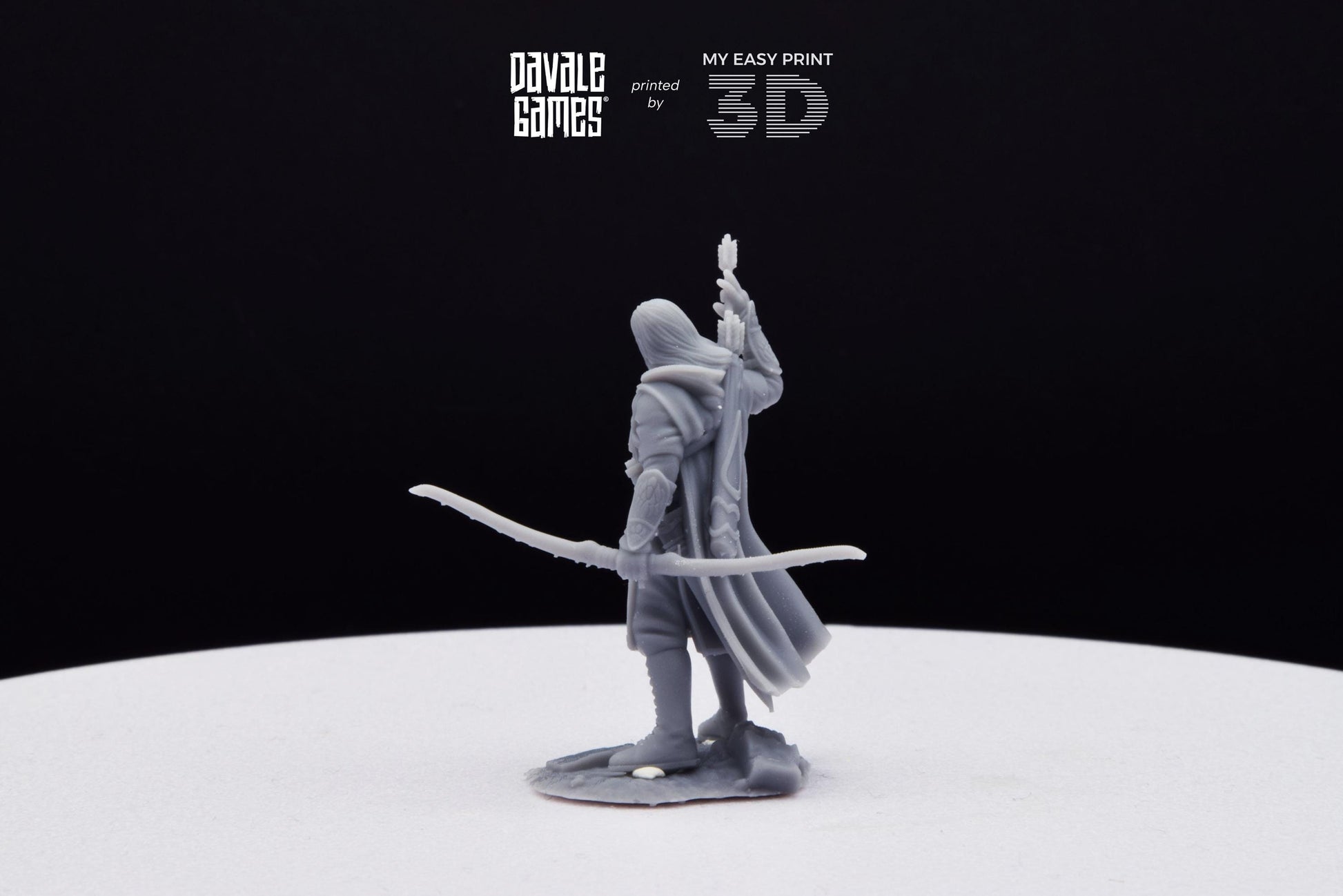Damord, Captain of Rangers - Grey Castle - Davale Games - 3D Printed with high quality resin for LOTR/D&D games