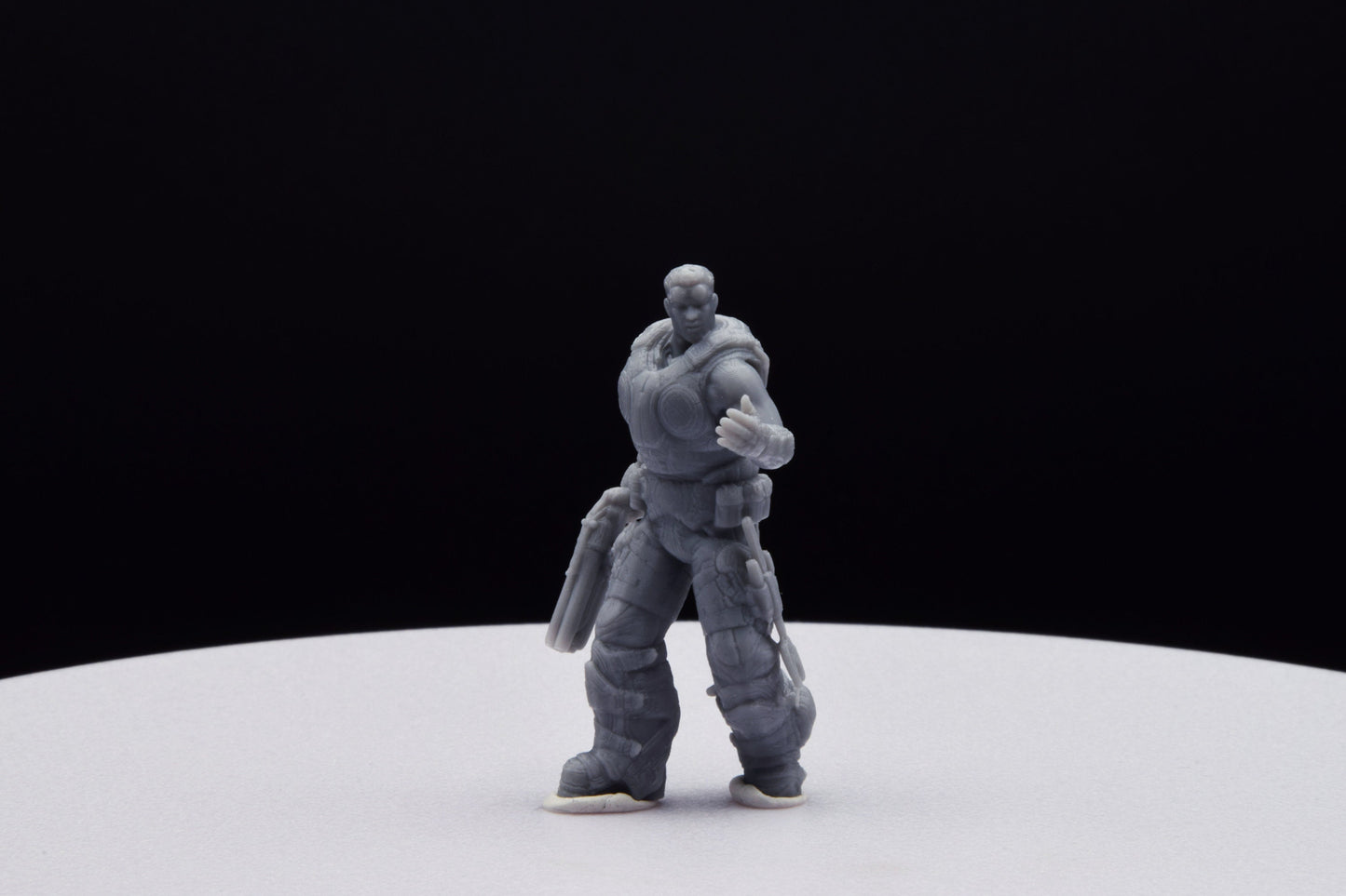 Gears Of War Damon Baird Summer Ot Miniature - TheSTLSmith - 3D Printed with high quality resin for Skirmish/D&D games