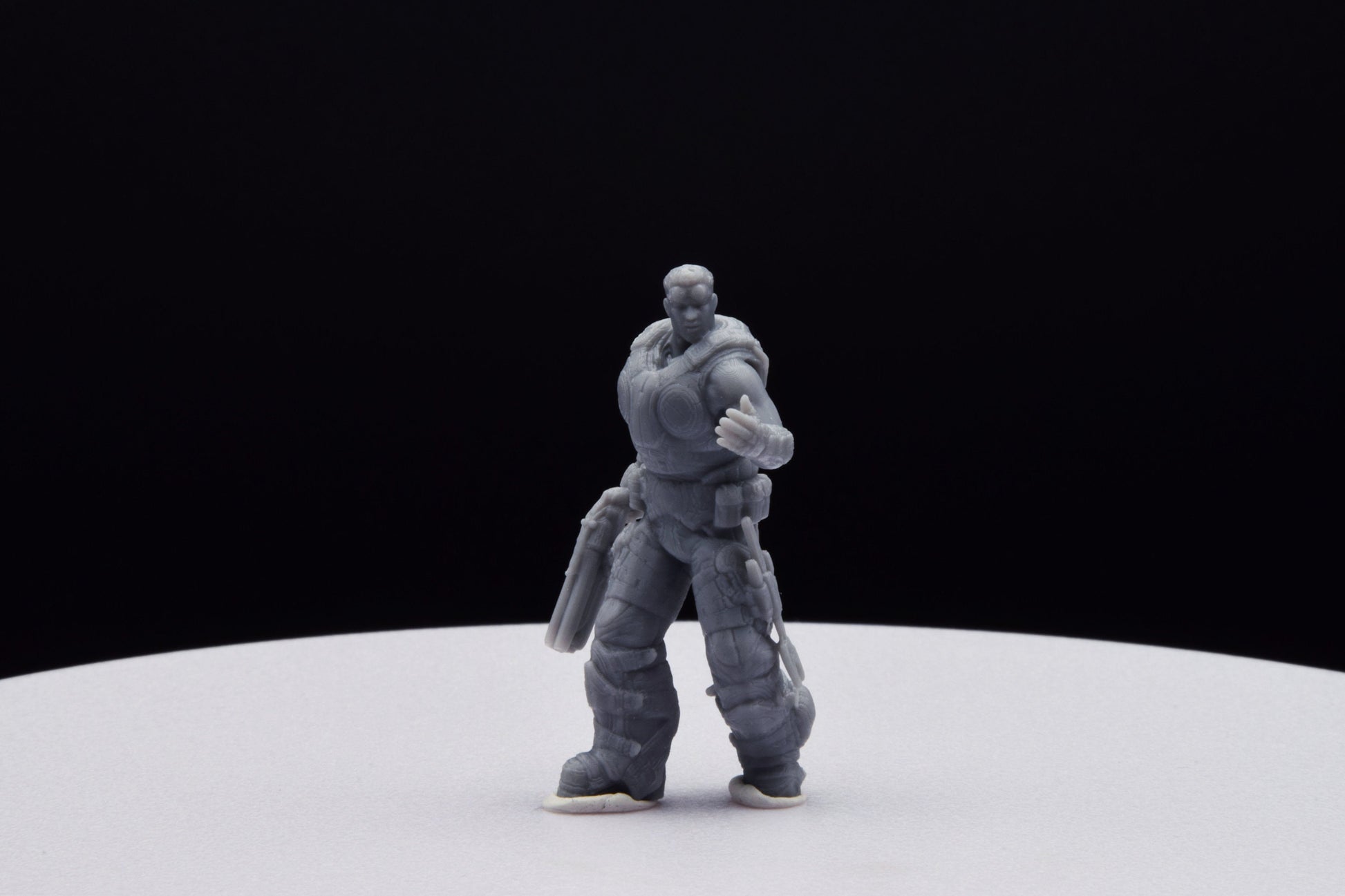 Gears Of War Damon Baird Summer Ot Miniature - TheSTLSmith - 3D Printed with high quality resin for Skirmish/D&D games