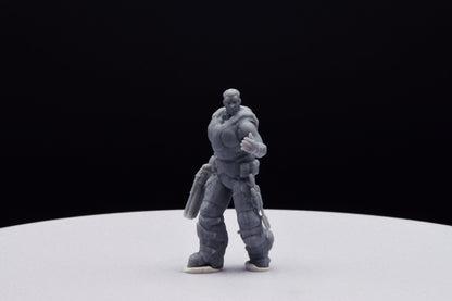 Gears Of War Damon Baird Summer Ot Miniature - TheSTLSmith - 3D Printed with high quality resin for Skirmish/D&D games