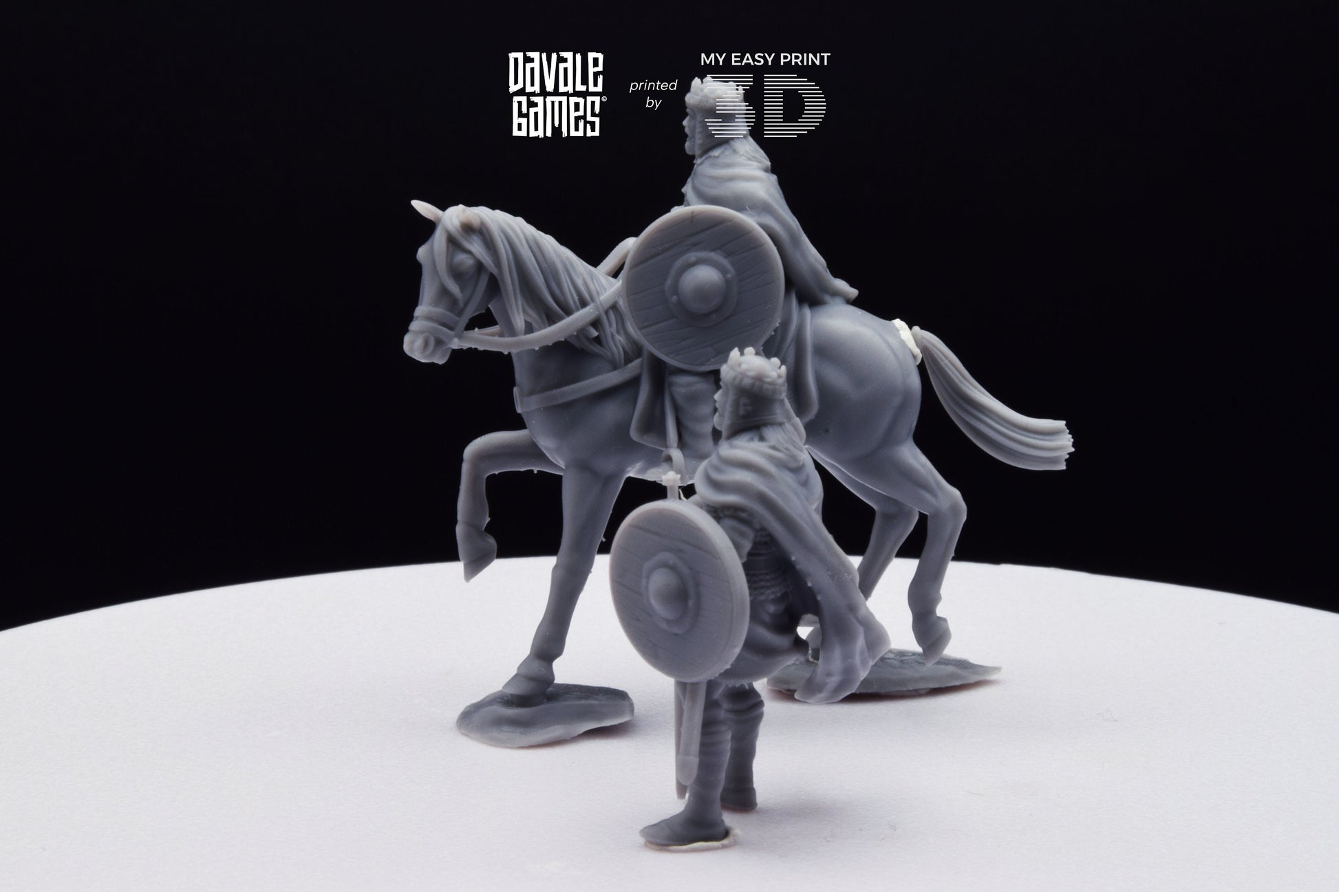 King Theodomir - Foot and Mounted - Davale Games - Historical games - 3D Printed with high quality resin