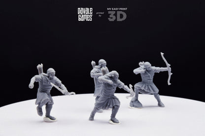 Outrider Blood Handed Orc - Davale Games - 3D Printed with high quality resin for LOTR/D&D games