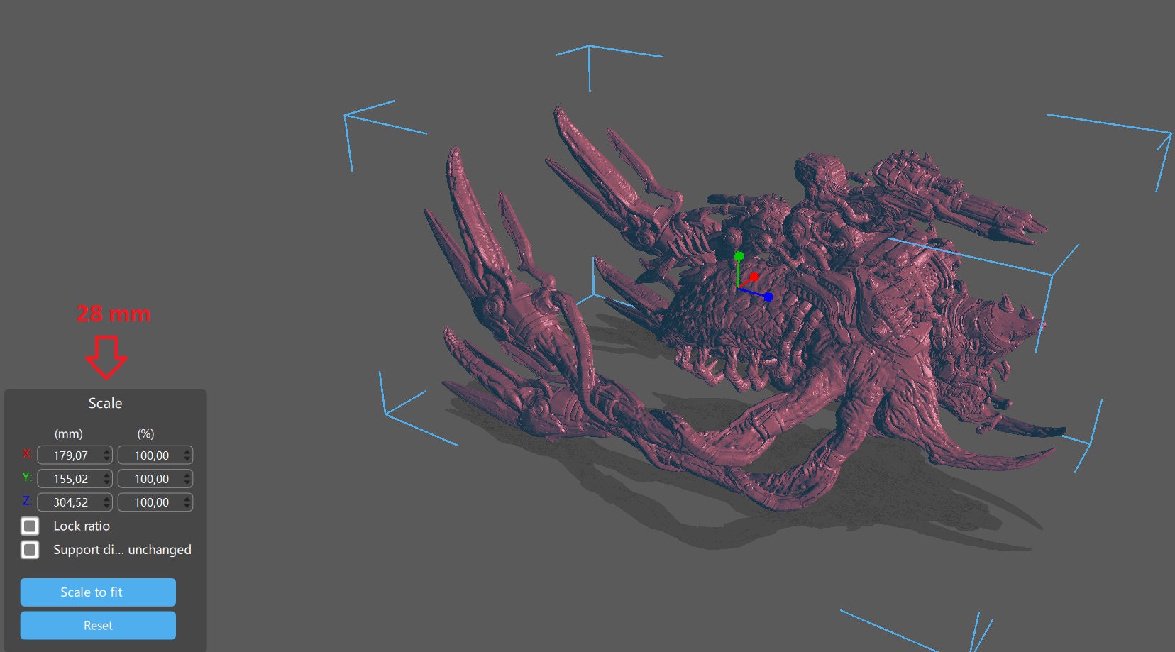 Gears Of War Reaver Hydra Ot Miniature - TheSTLSmith - 3D Printed with high quality resin for Skirmish/D&D games