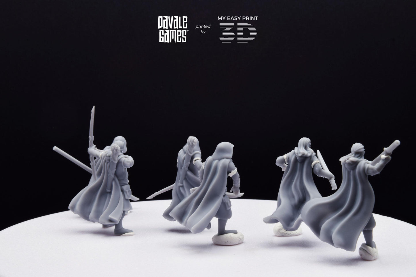 Wandering Bloody Elf - Davale Games - 3D Printed with high quality resin for LOTR/D&D games