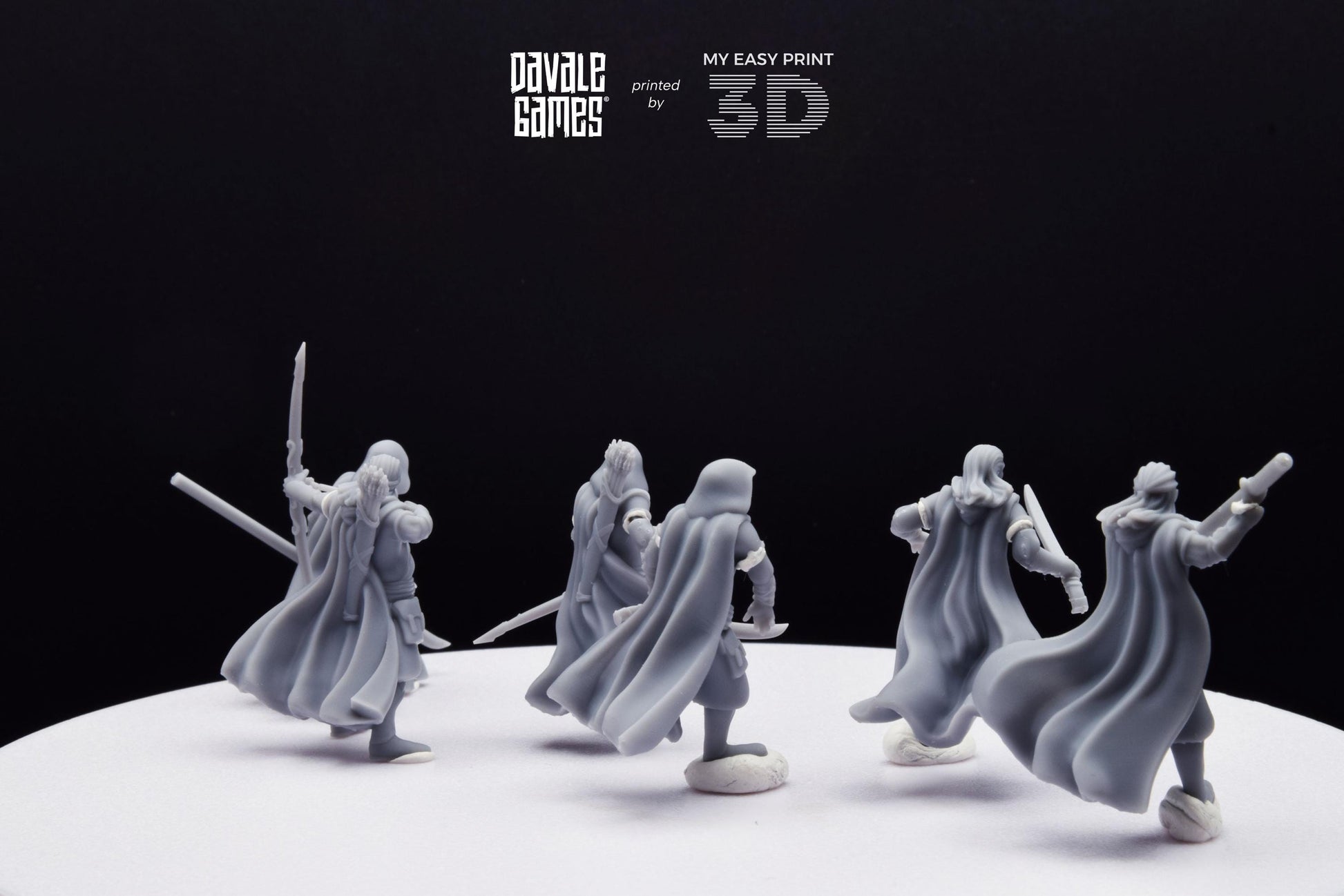 Wandering Bloody Elf - Davale Games - 3D Printed with high quality resin for LOTR/D&D games