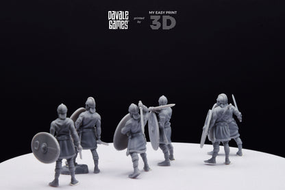 Roman Soldiers without Armour - Davale Games - Historical games - 3D Printed with high quality resin