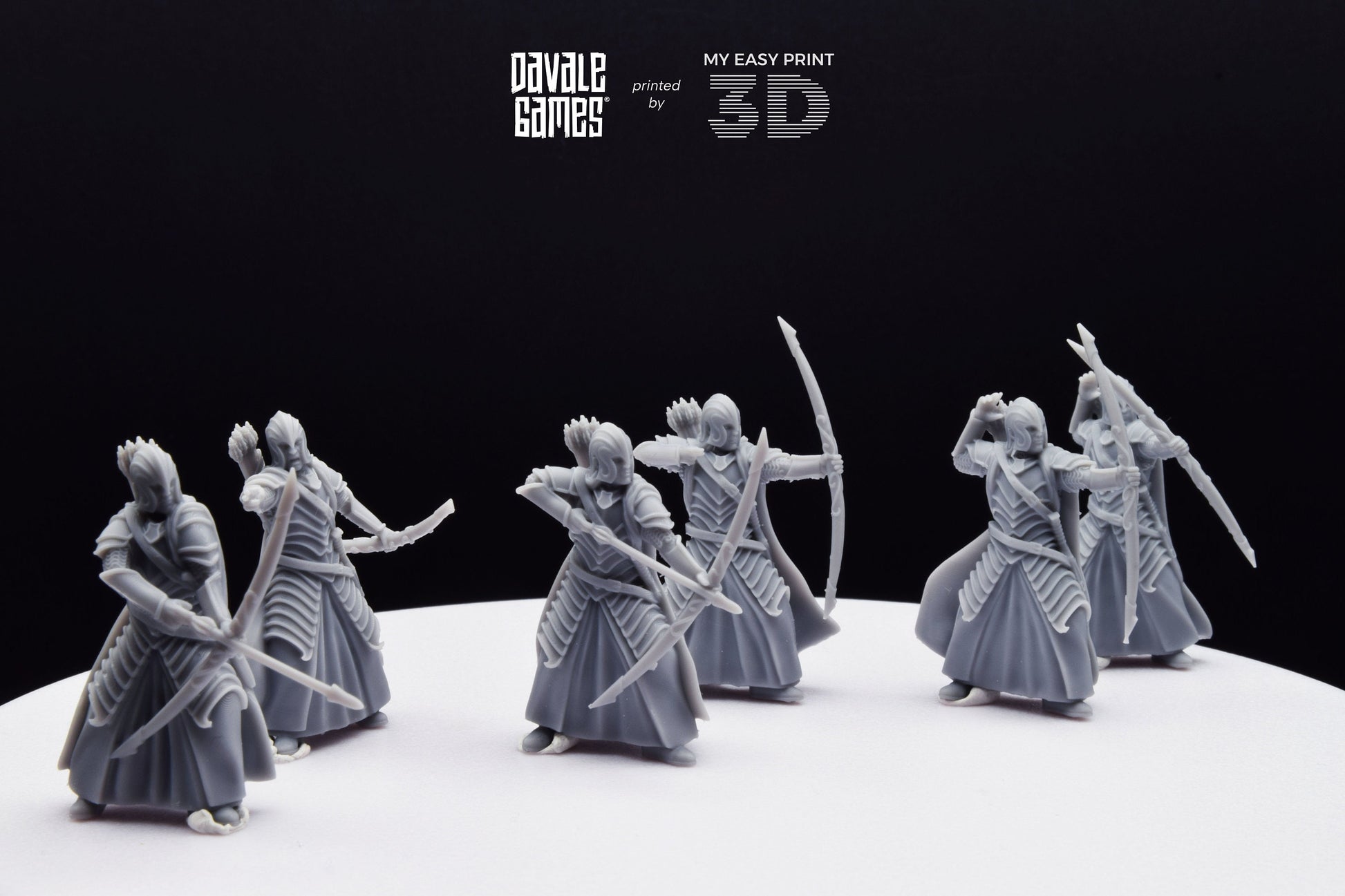 Bloody Warrior with Bow - Davale Games - 3D Printed with high quality resin for LOTR/D&D games