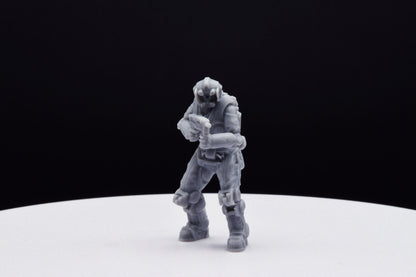 Gears Of War DeeBee Shepherd Miniature - TheSTLSmith - 3D Printed with high quality resin for Skirmish/D&D games