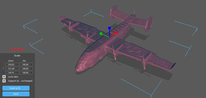 Gears Of War Condor Trasport Plane - TheSTLSmith - 3D Printed with high quality resin for Skirmish/D&D games
