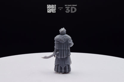 King of Snakes - Davale Games - 3D Printed with high quality resin for LOTR/D&D games