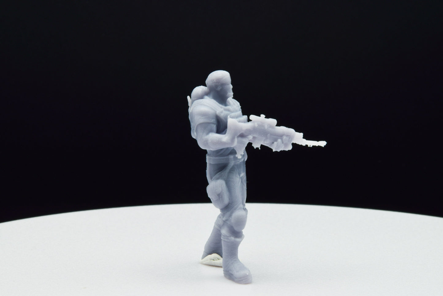 Gears Of War Dominic Santiago Commando Ot Miniature - TheSTLSmith - 3D Printed with high quality resin for Skirmish/D&D games
