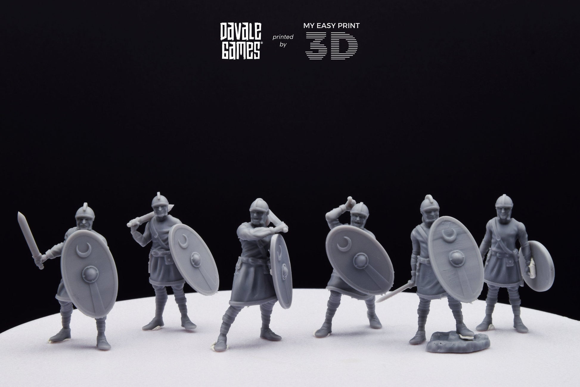 Roman Soldiers without Armour - Davale Games - Historical games - 3D Printed with high quality resin