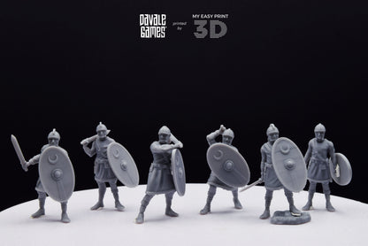Roman Soldiers without Armour - Davale Games - Historical games - 3D Printed with high quality resin