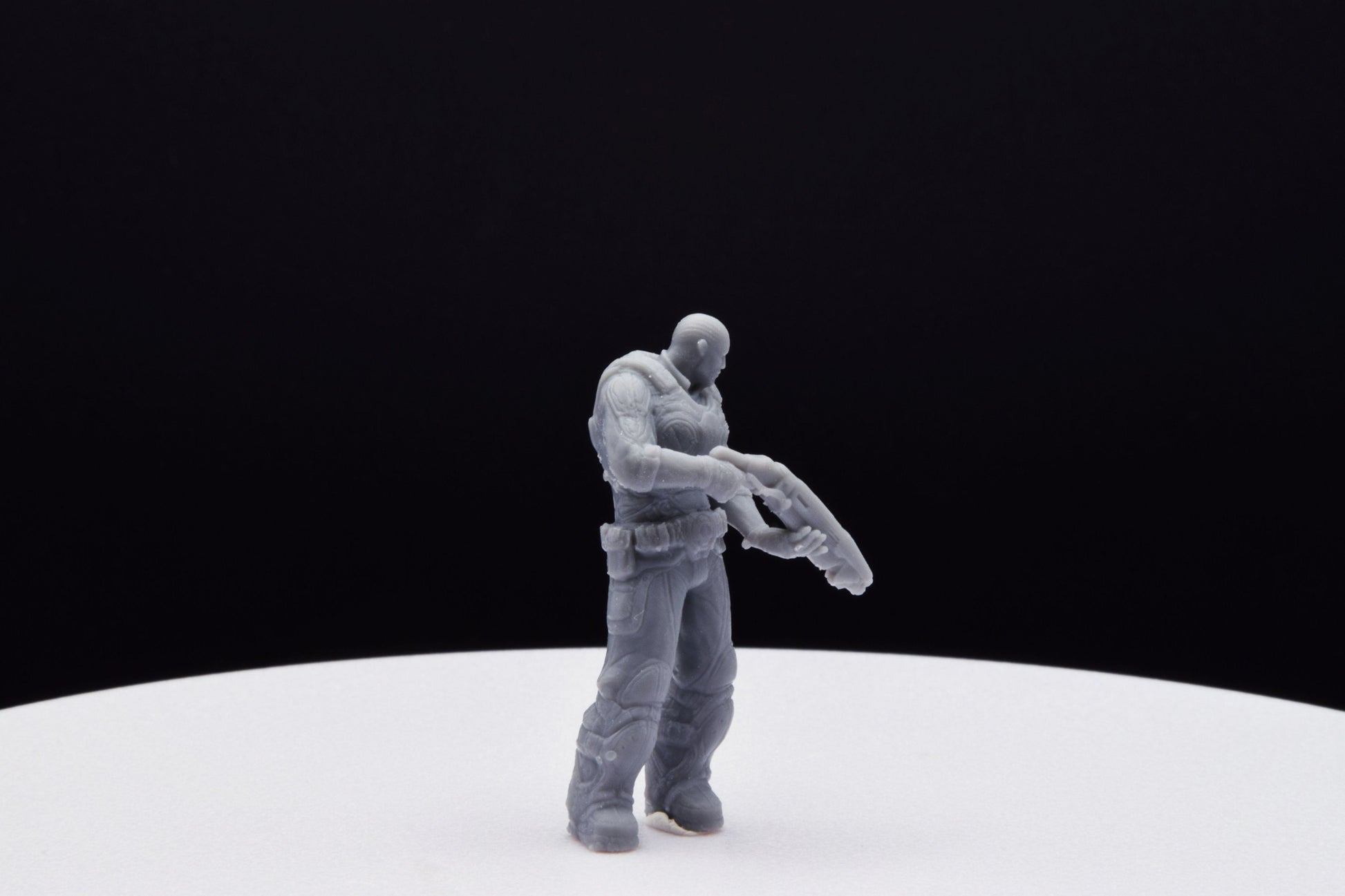 Gears Of War Jace Stratton Ot Miniature - TheSTLSmith - 3D Printed with high quality resin for Skirmish/D&D games