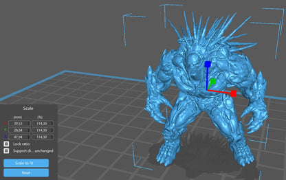 Gears Of War Matriarch Boss Miniature - GameQraft - 3D Printed with high quality resin for Skirmish/D&D games