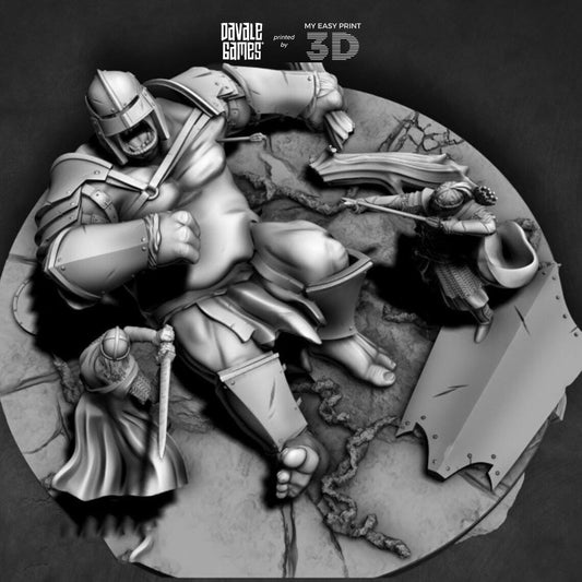 Death Troll - Blood-Handed Orcs - Davale Games - 3D Printed with high quality resin for LOTR/D&D games