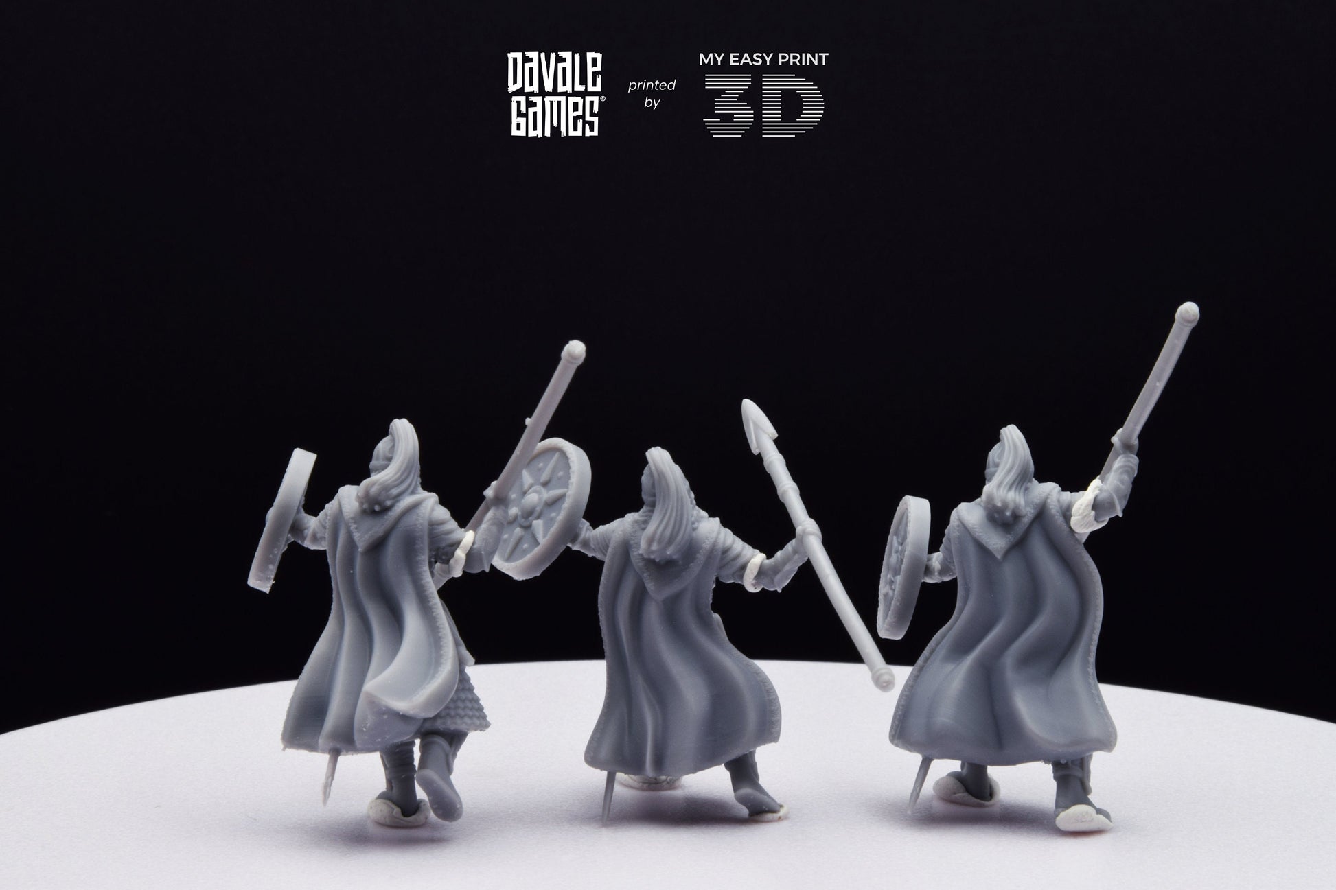 West Human Royal Guard - Foot - Davale Games - 3D Printed with high quality resin for LOTR/D&D games