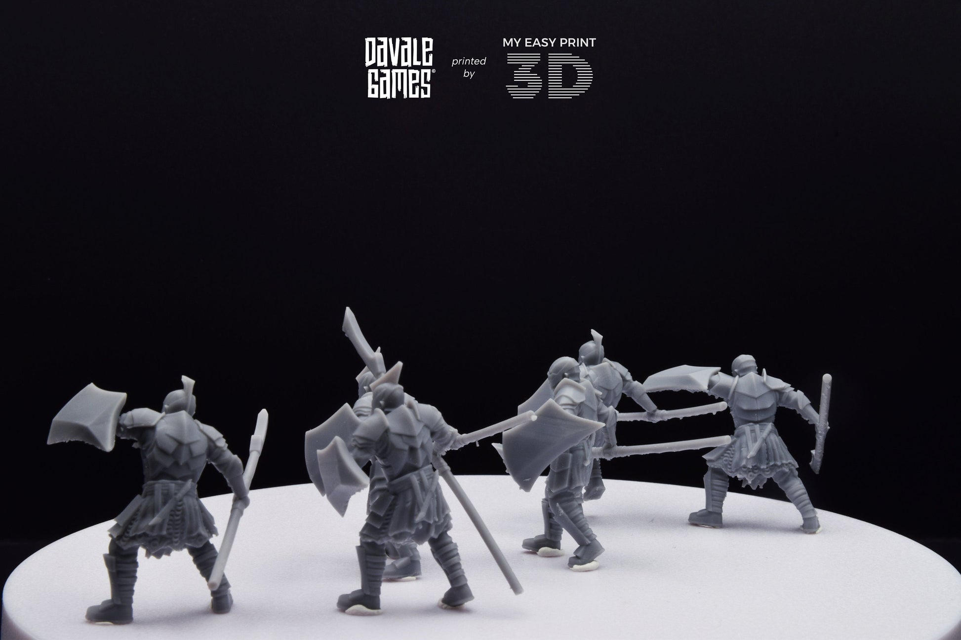 Super Orc Spearman - Davale Games - 3D Printed with high quality resin for LOTR/D&D games