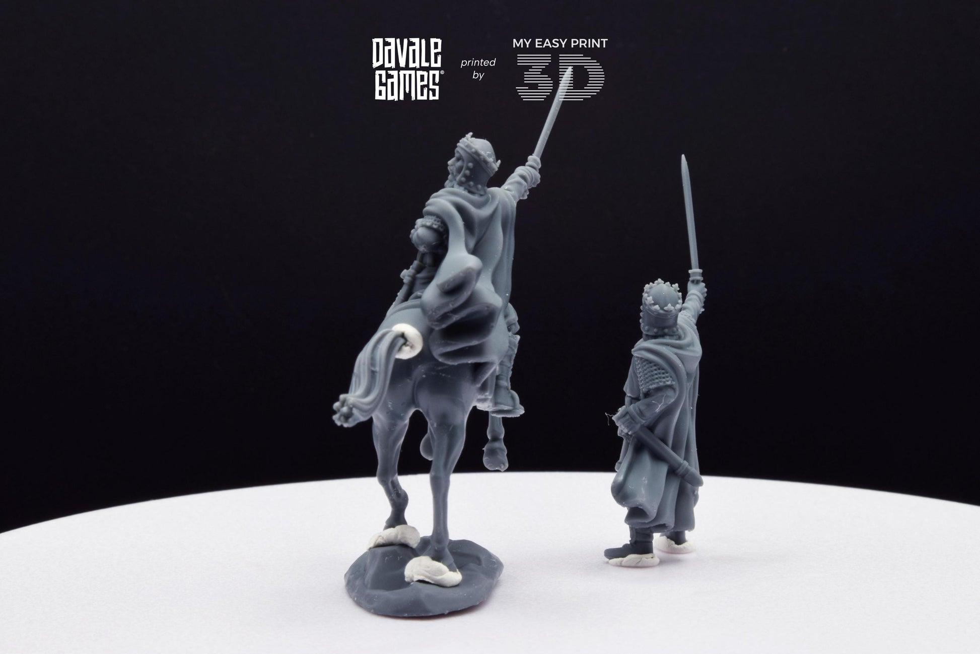 King fo Gepids - Foot and Mounted - Davale Games - Historical games - 3D Printed with high quality resin