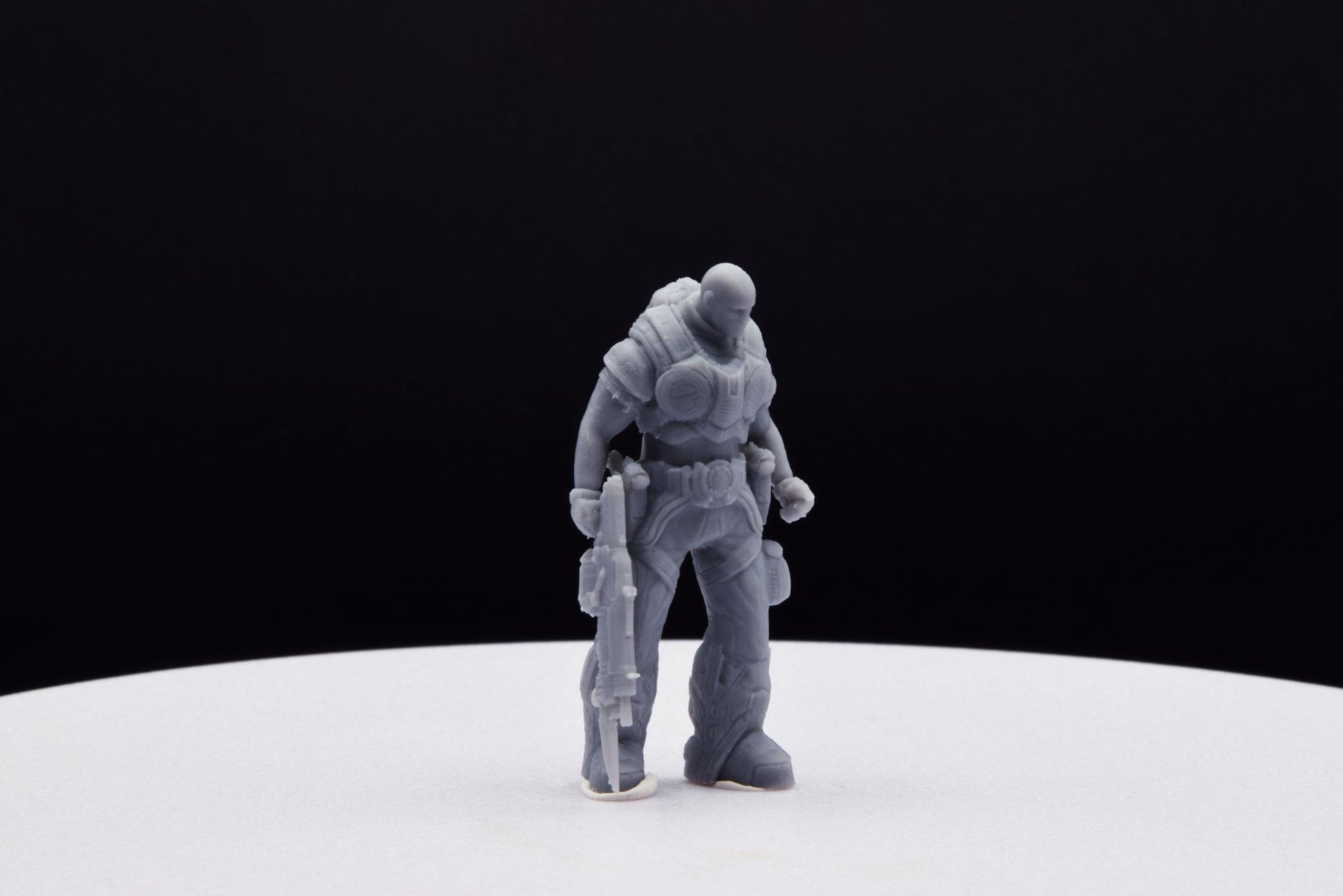 Gears Of War Adam Fenix Soldier Ot Miniature - TheSTLSmith - 3D Printed with high quality resin for Skirmish/D&D games