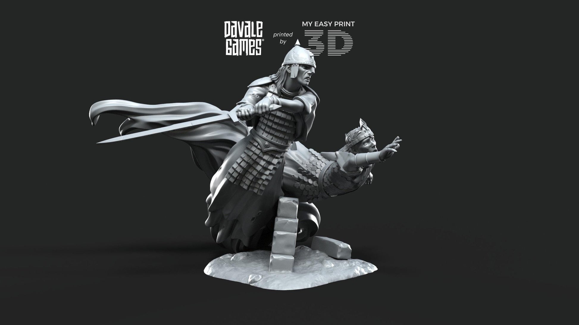 Shadows of Anagar - Dead City - Davale Games - 3D Printed with high quality resin for LOTR/D&D games