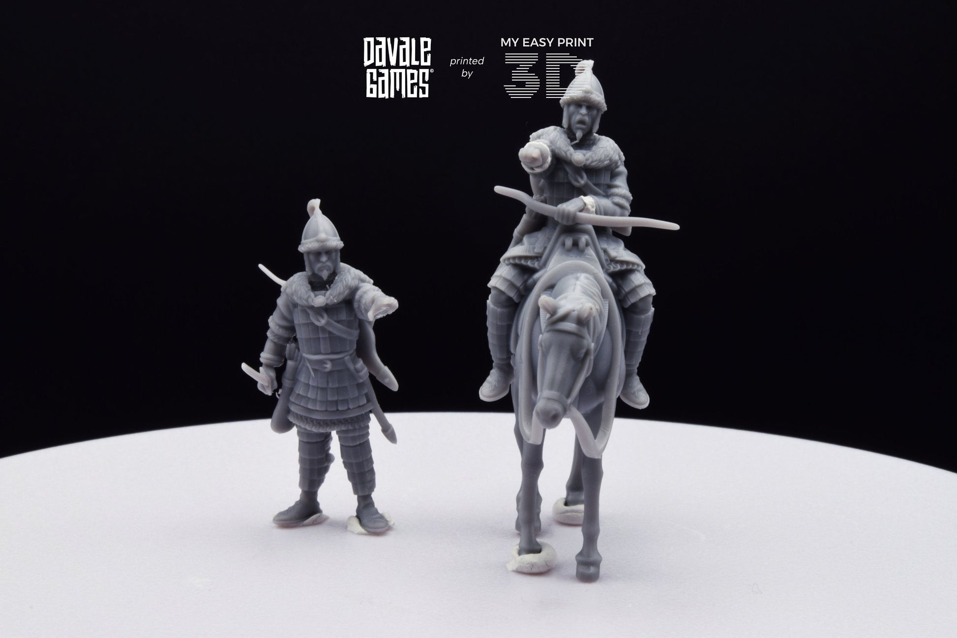 Attila the Hun - Battle of The Catalaunian Plains - Foot and Mounted - Davale Games - Historical games - 3D Printed with high quality resin