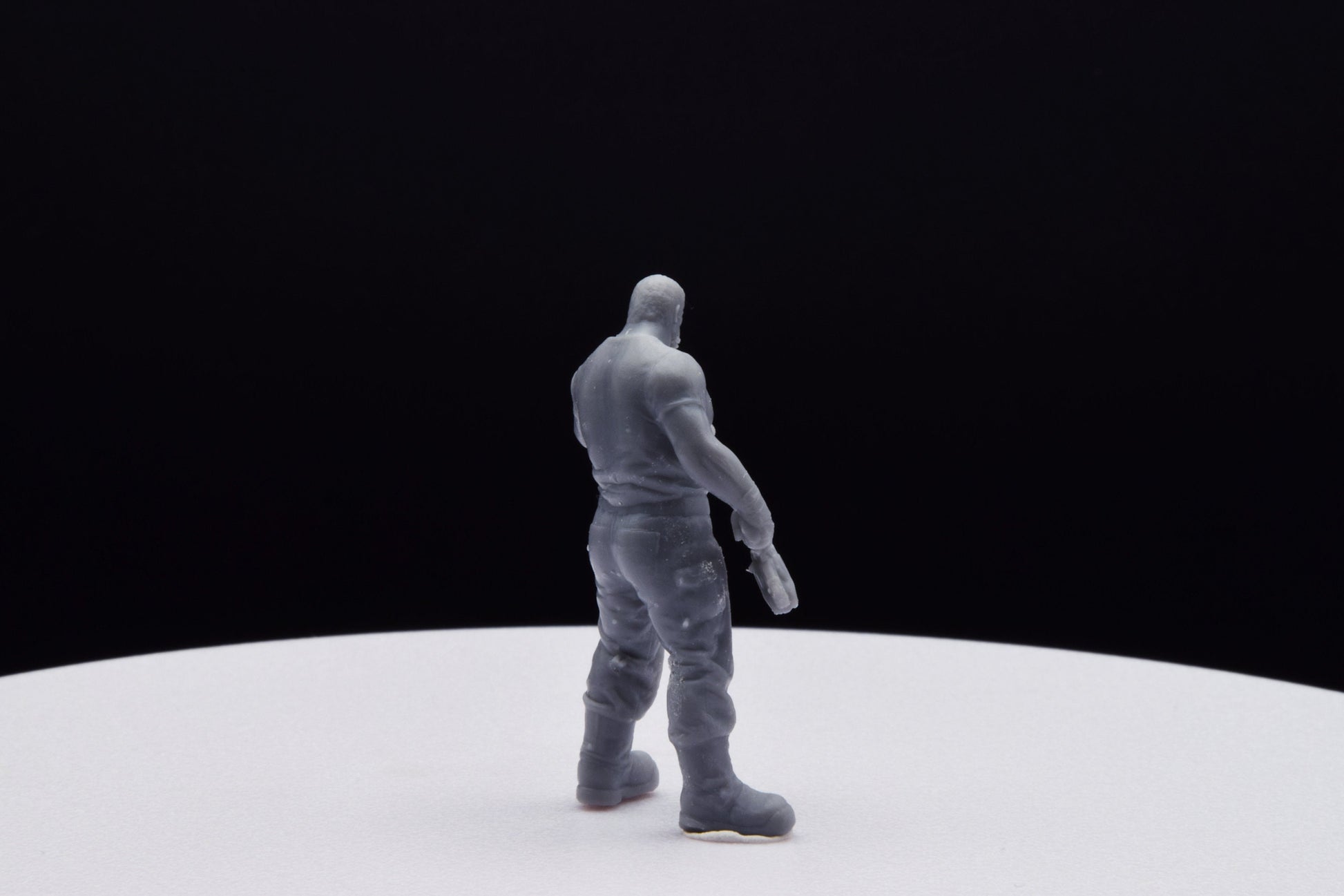 Gears Of War Marcus Old Retired Miniature - TheSTLSmith - 3D Printed with high quality resin for Skirmish/D&D games