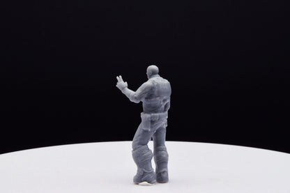 Gears Of War Richard Prescott - TheSTLSmith - 3D Printed with high quality resin for Skirmish/D&D games