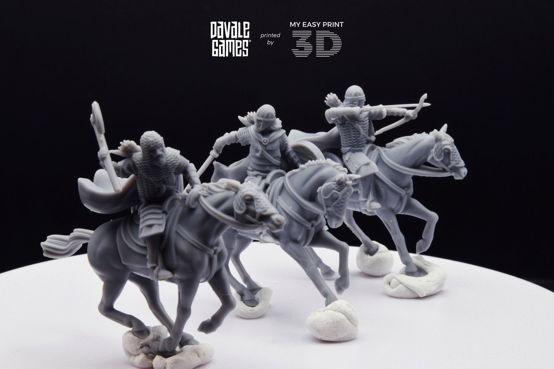 West Riders - Mounted - Davale Games - 3D Printed with high quality resin for LOTR/D&D games