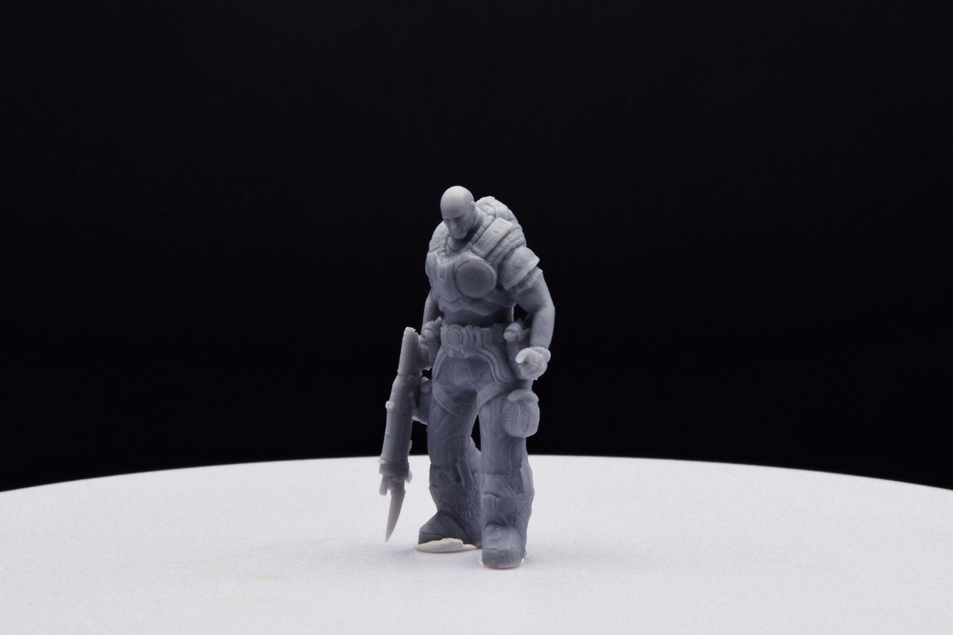 Gears Of War Adam Fenix Soldier Ot Miniature - TheSTLSmith - 3D Printed with high quality resin for Skirmish/D&D games