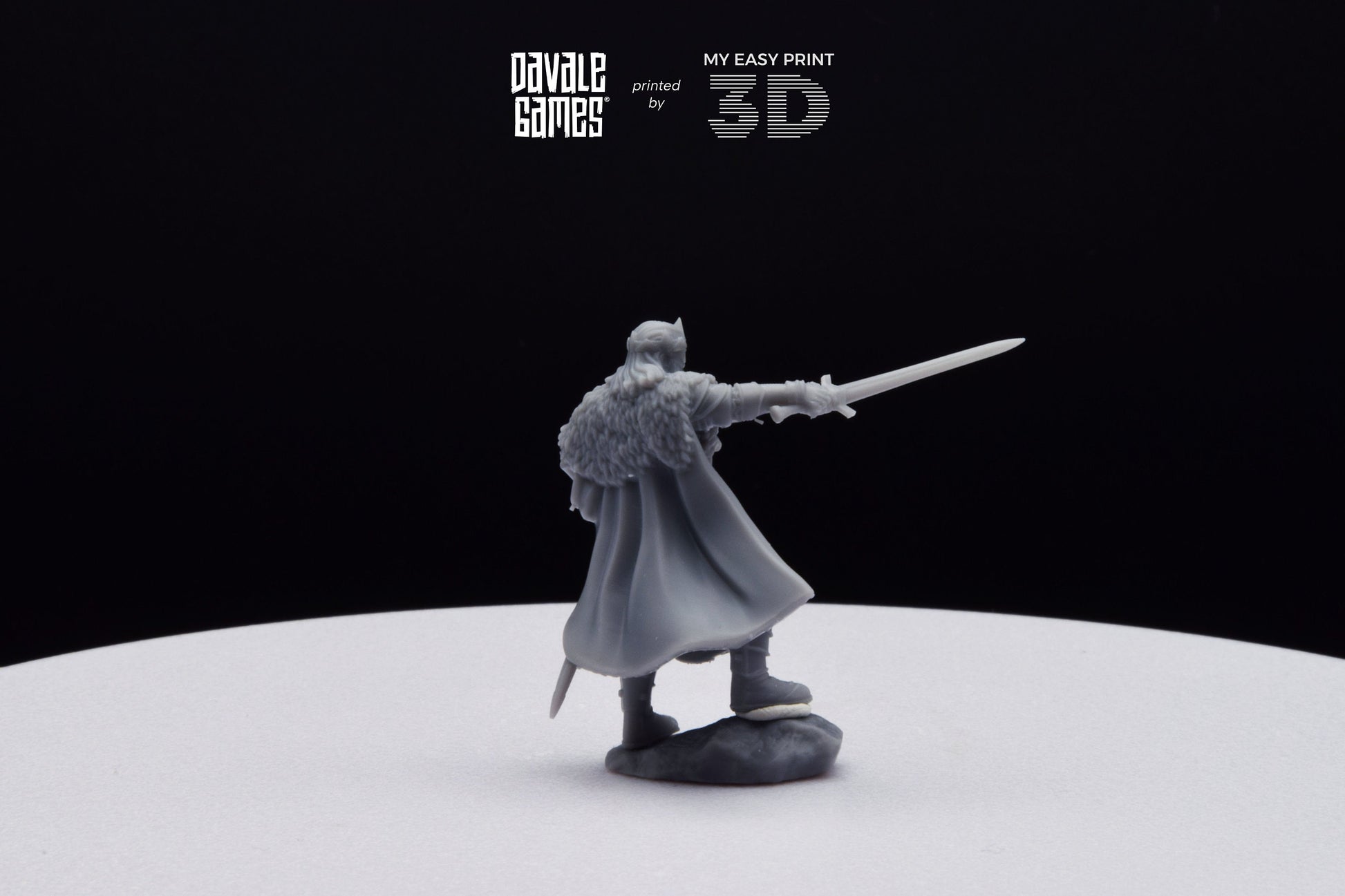 Last king from the North - Davale Games - 3D Printed with high quality resin for LOTR/D&D games