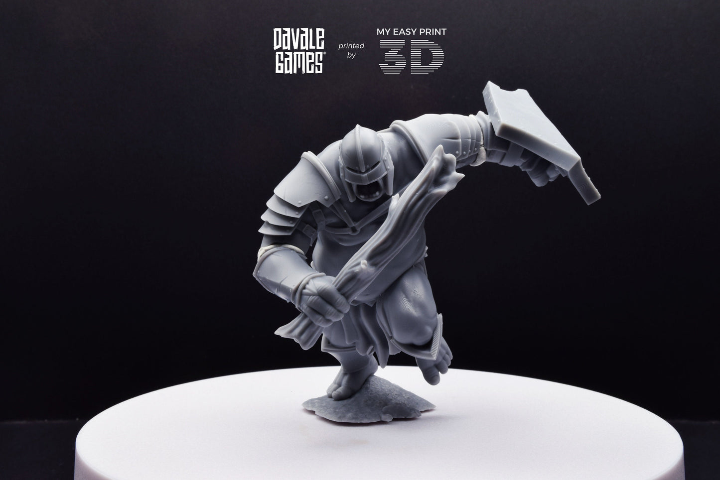 Blood-Handed Troll - Davale Games - 3D Printed with high quality resin for LOTR/D&D games