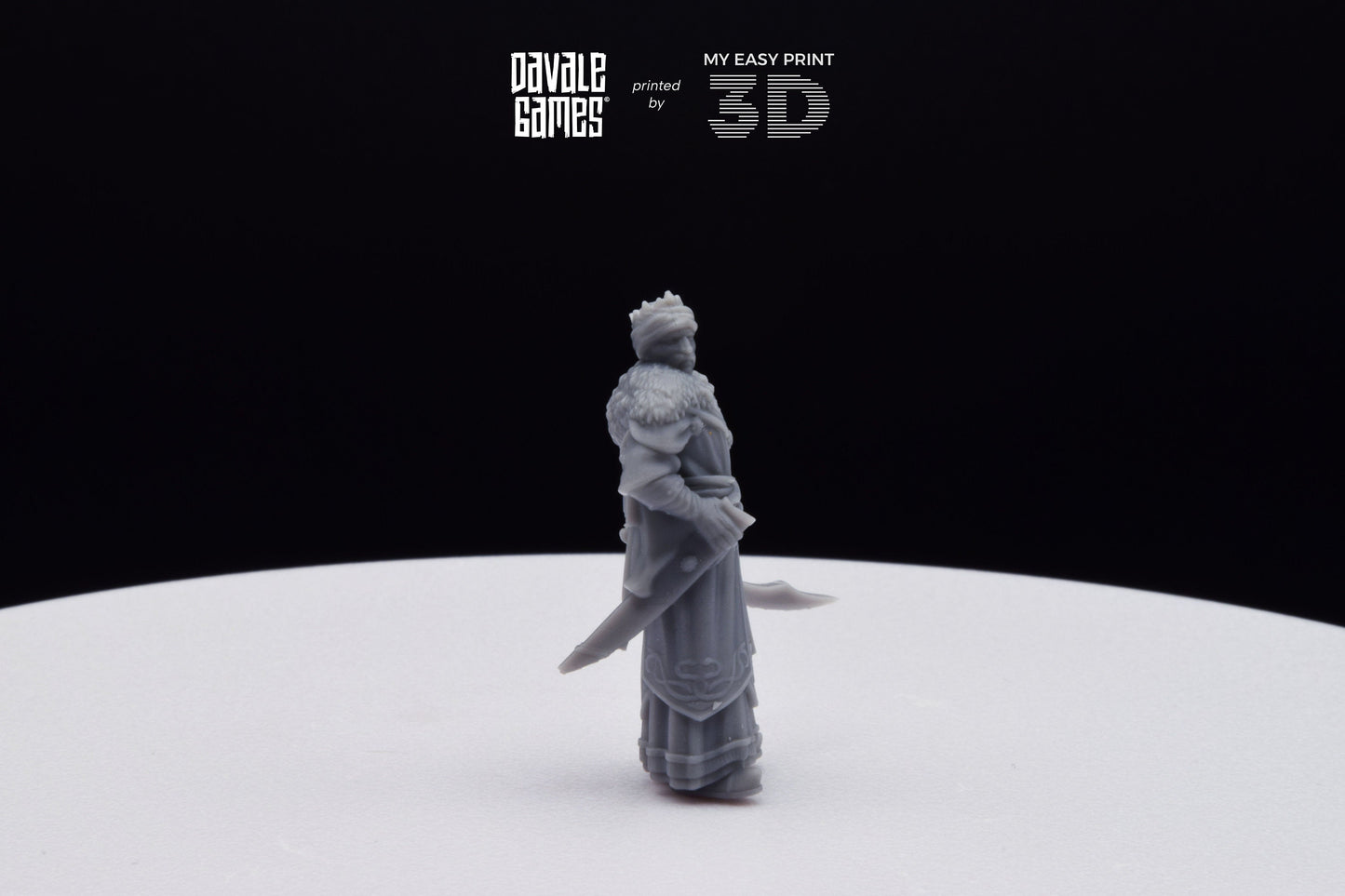 King of Snakes - Davale Games - 3D Printed with high quality resin for LOTR/D&D games