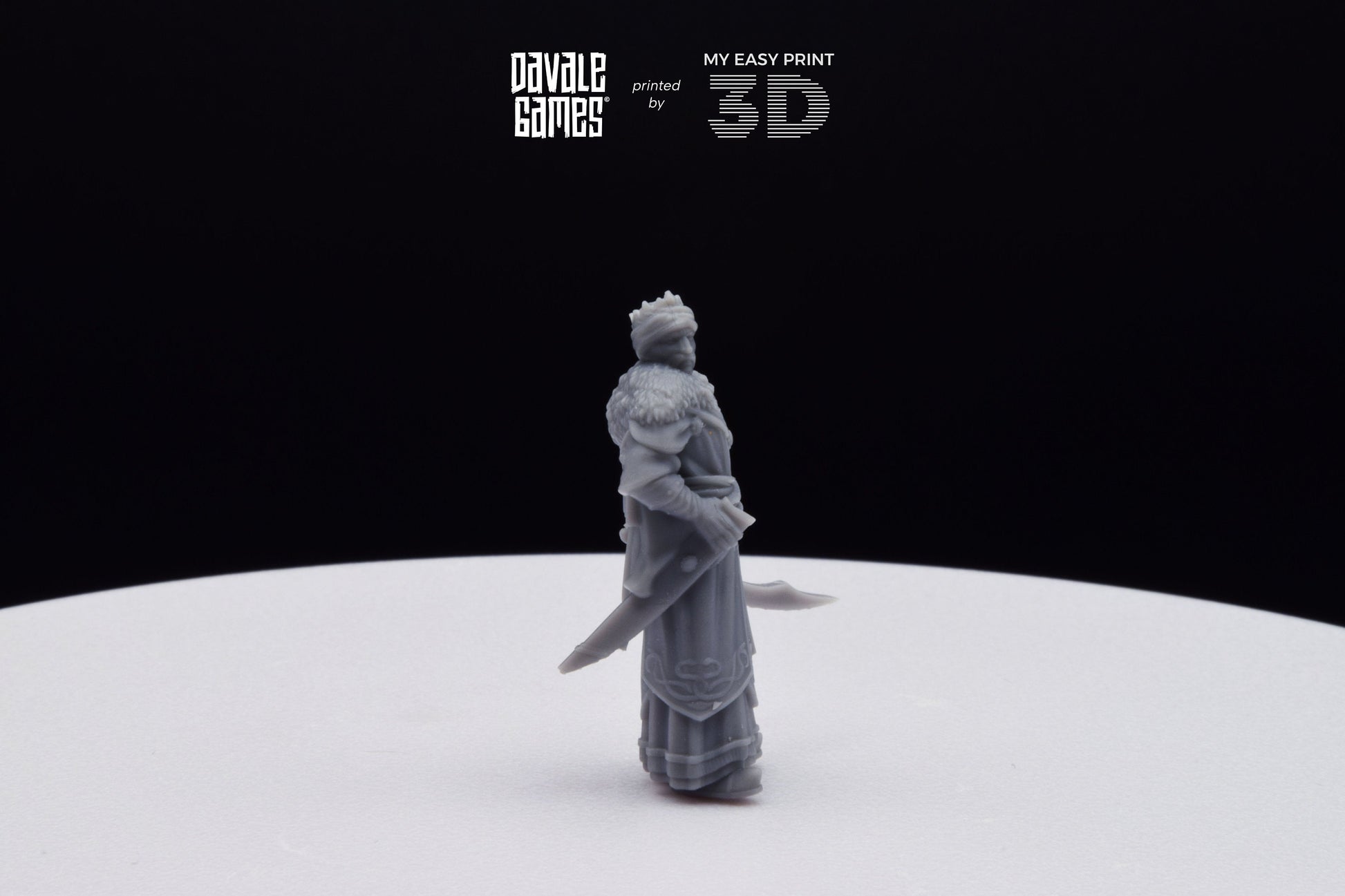 King of Snakes - Davale Games - 3D Printed with high quality resin for LOTR/D&D games