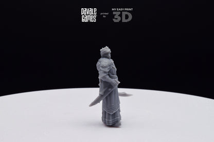 King of Snakes - Davale Games - 3D Printed with high quality resin for LOTR/D&D games