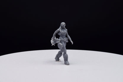 Gears Of War Anya Stroud Command Ot Miniature - TheSTLSmith - 3D Printed with high quality resin for Skirmish/D&D games