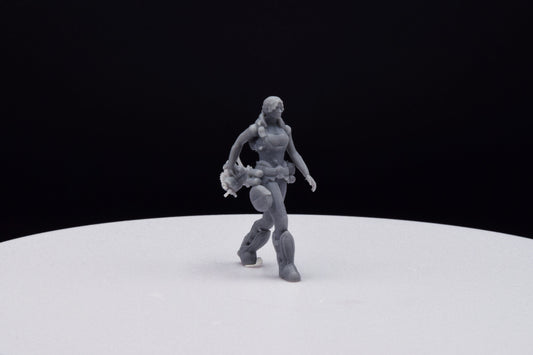 Gears Of War Anya Stroud Command Ot Miniature - TheSTLSmith - 3D Printed with high quality resin for Skirmish/D&D games