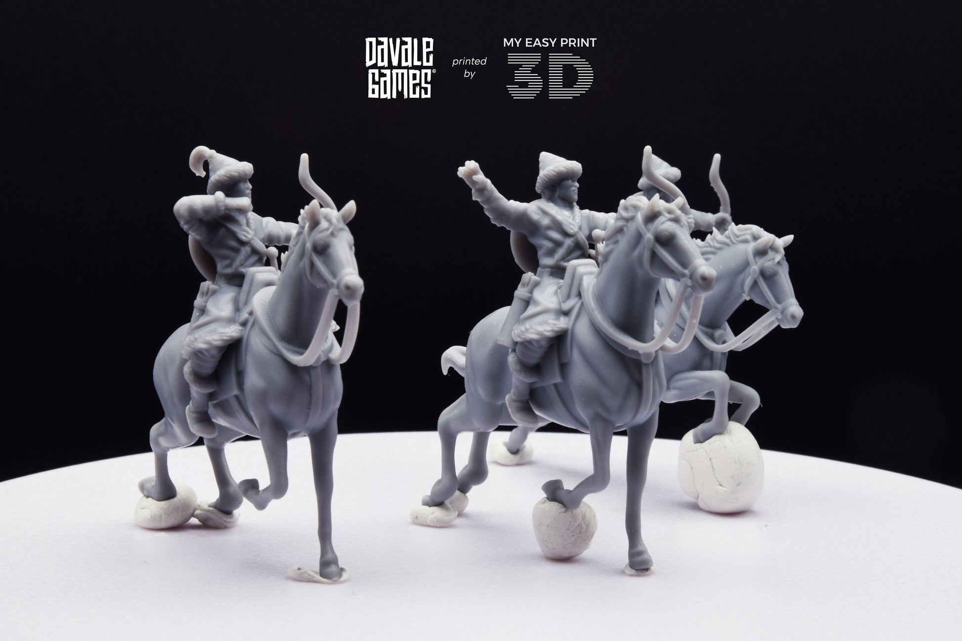 The Huns Mounted Archers - Battle of The Catalaunian Plains - Davale Games - Historical games - 3D Printed with high quality resin