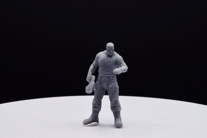 Gears Of War Marcus Old Retired Miniature - TheSTLSmith - 3D Printed with high quality resin for Skirmish/D&D games