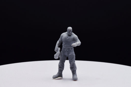 Gears Of War Marcus Old Retired Miniature - TheSTLSmith - 3D Printed with high quality resin for Skirmish/D&D games