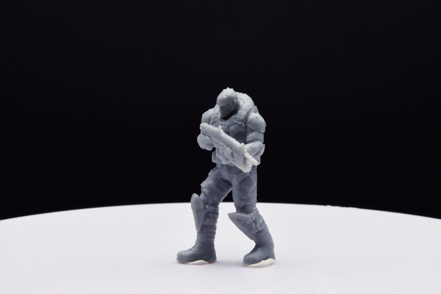 Gears Of War COG Marcus Old Miniature - TheSTLSmith - 3D Printed with high quality resin for Skirmish/D&D games