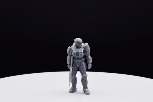 Halo Spartan Carter [Reach] Miniature - TheSTLSmith - 3D Printed with High Quality Resin for Wargame/Skirmish/D&D