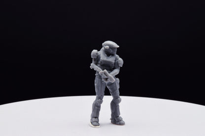 Halo Spartan Kat [Reach] Miniature - TheSTLSmith - 3D Printed with High Quality Resin for Wargame/Skirmish/D&D