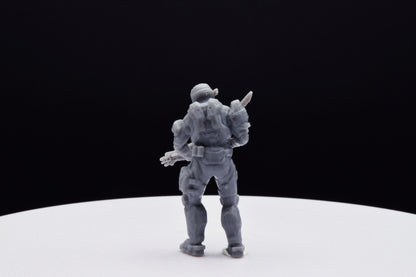 Halo Spartan Emile [Reach] Miniature - TheSTLSmith - 3D Printed with High Quality Resin for Wargame/Skirmish/D&D