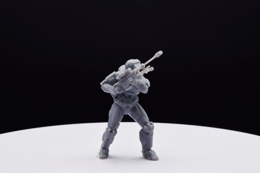 Halo Spartan Jun [Reach] Miniature - TheSTLSmith - 3D Printed with High Quality Resin for Wargame/Skirmish/D&D