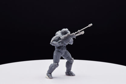 Halo Spartan Jun [Reach] Miniature - TheSTLSmith - 3D Printed with High Quality Resin for Wargame/Skirmish/D&D