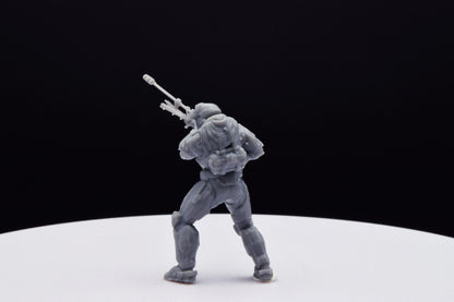Halo Spartan Jun [Reach] Miniature - TheSTLSmith - 3D Printed with High Quality Resin for Wargame/Skirmish/D&D