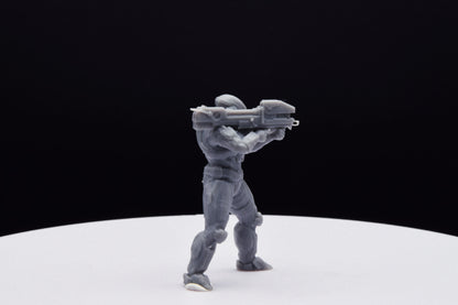 Halo Spartan Noble Six [Reach] Miniature - TheSTLSmith - 3D Printed with High Quality Resin for Wargame/Skirmish/D&D