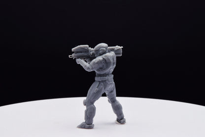 Halo Spartan Noble Six [Reach] Miniature - TheSTLSmith - 3D Printed with High Quality Resin for Wargame/Skirmish/D&D
